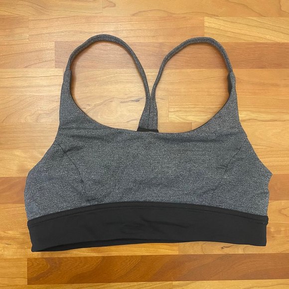 lululemon athletica Other - Lululemon Train Times Bra Heathered Black/ Black 8